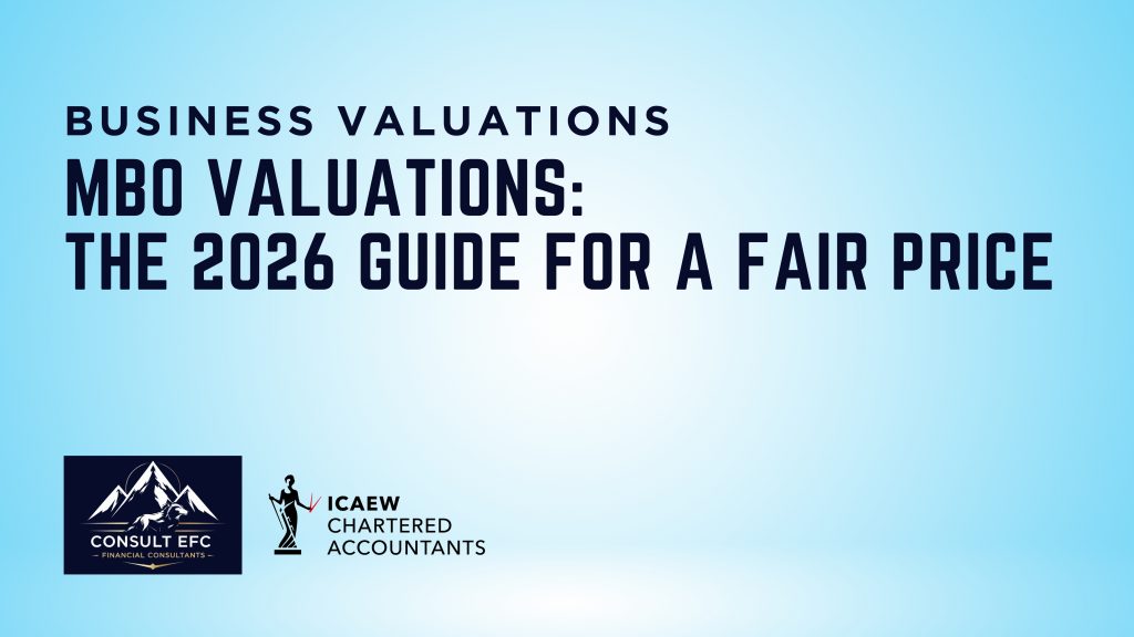 Kishen Patel Consult EFC Management Buyout MBO Valuation Bridge and 2026 EBITDA Multiples Guide for UK SMEs