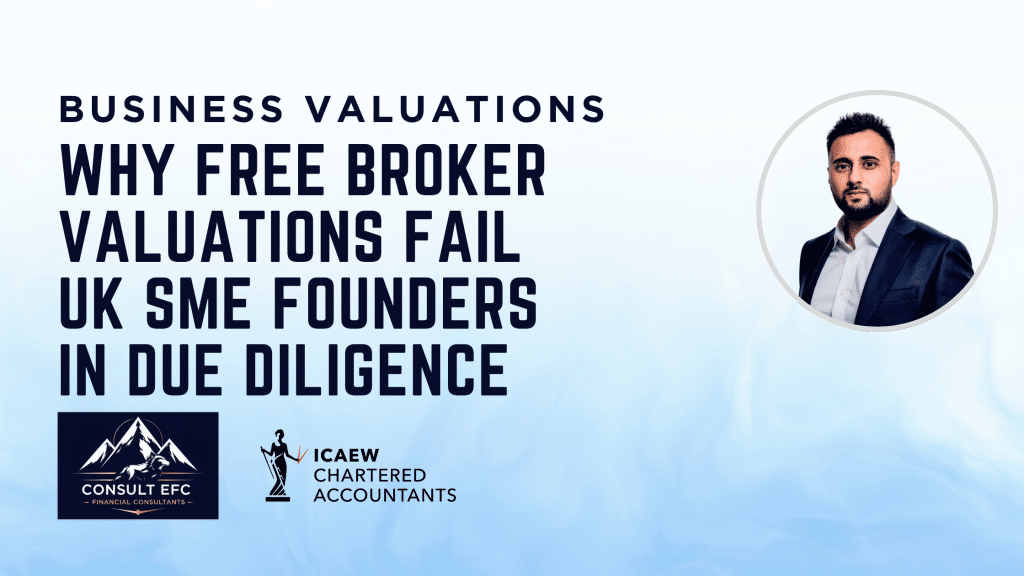 Why Free Broker Valuations Fail UK SME Founders in Due Diligence