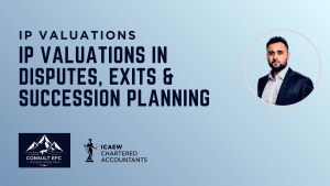 IP Valuations in Disputes, Exits and Succession Planning