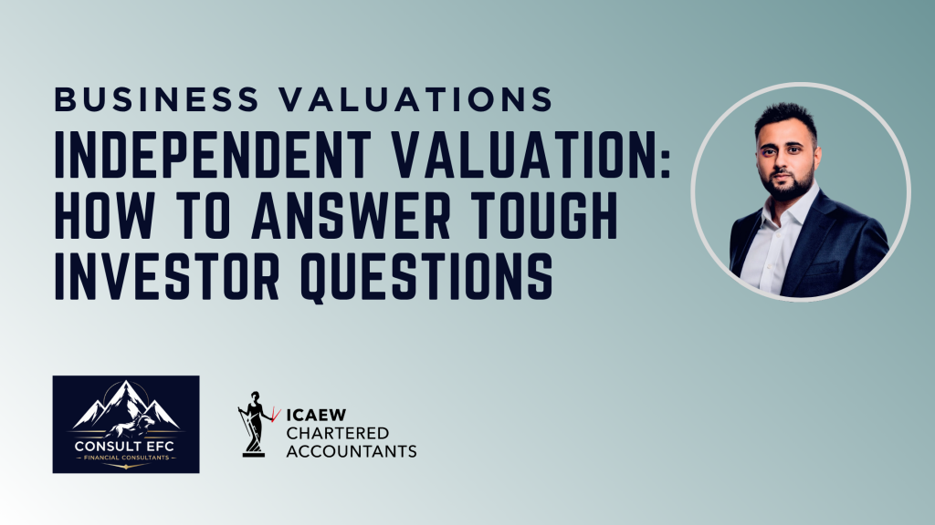 Independent Valuation: How to Answer Tough Investor Questions