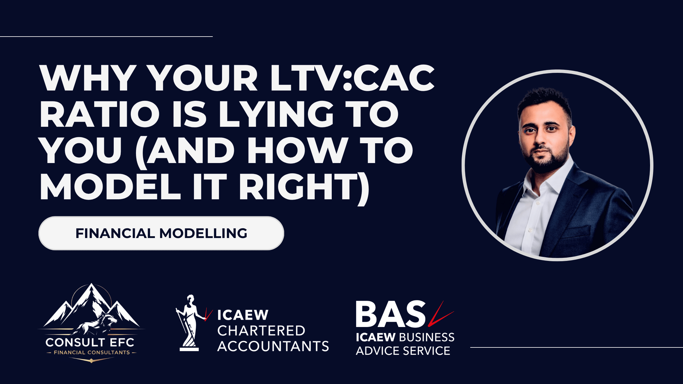 <span style="color: #FFFFFF !important;">Why Your LTV:CAC Ratio is Lying to You (And How to Model It Right)</span>