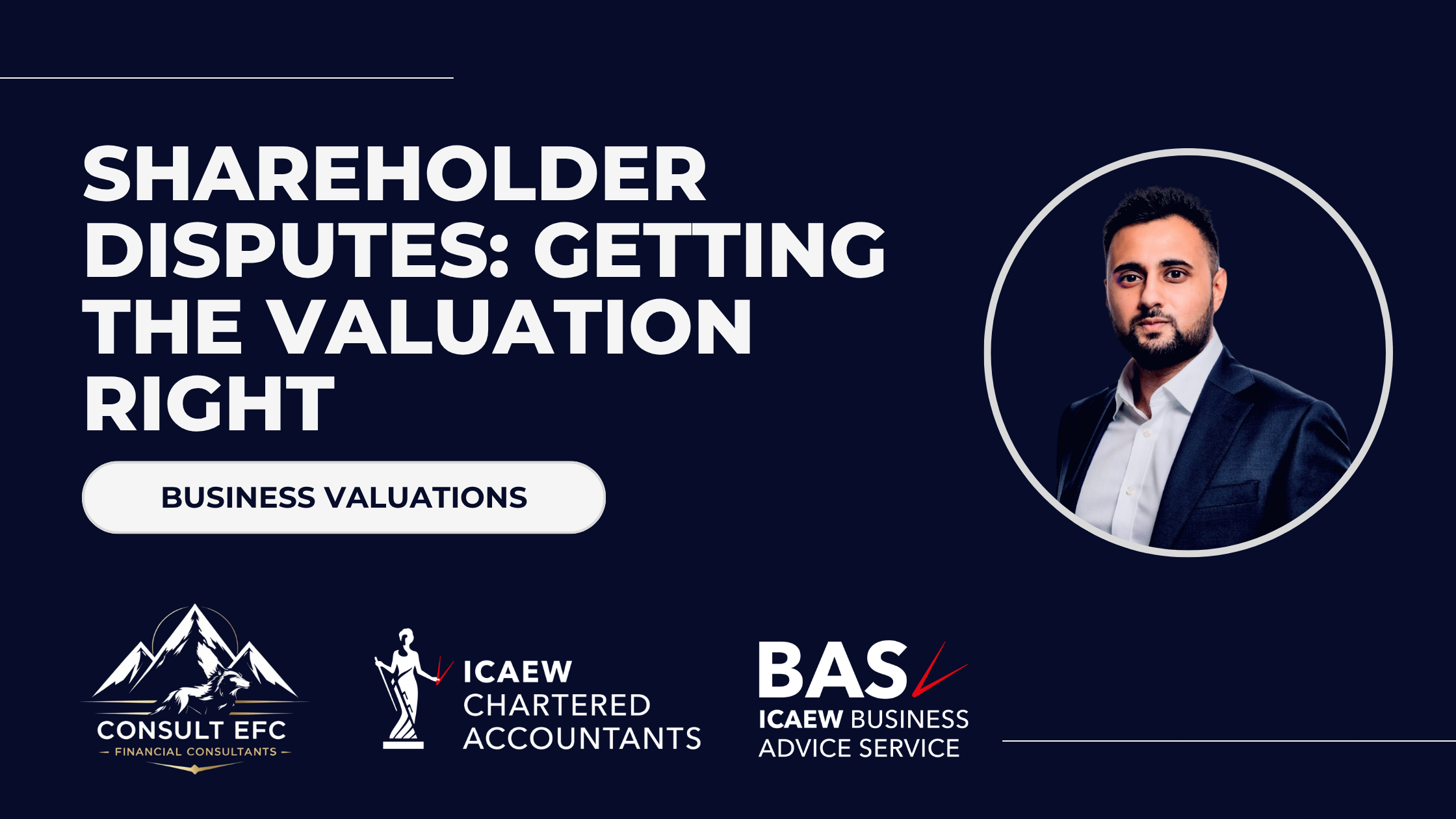 <span style="color: #FFFFFF !important;">Shareholder Disputes: Getting the Valuation Right</span>