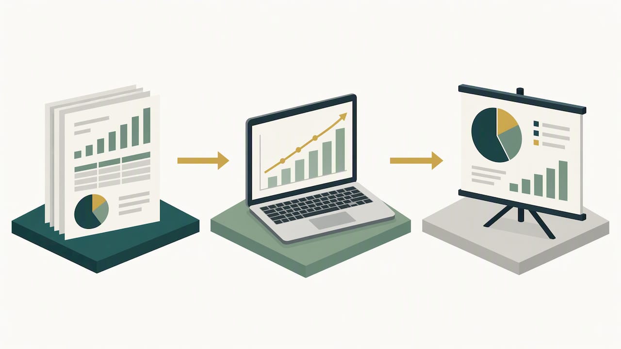 Accounts feed forecast then investor pitch