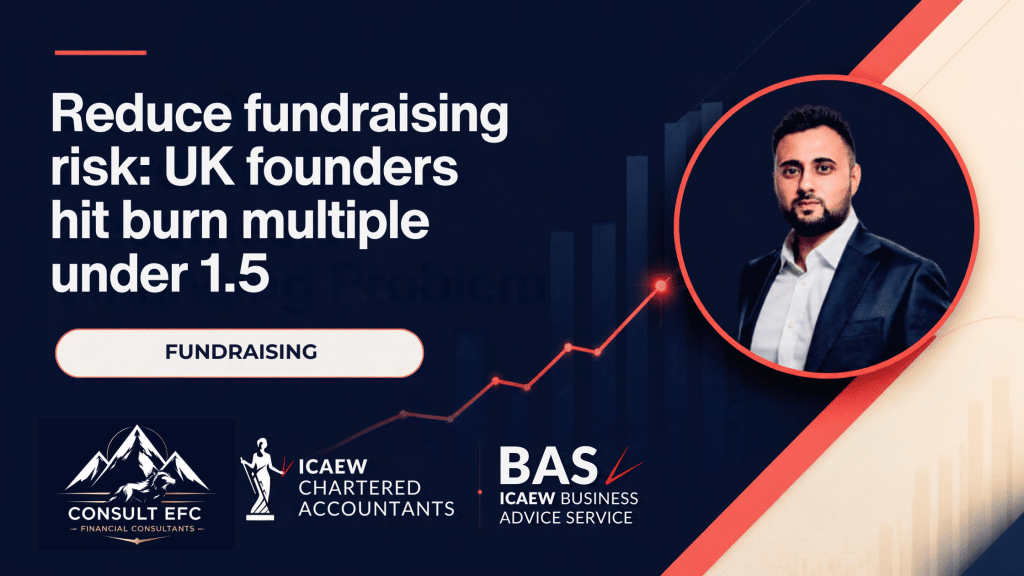 Reduce fundraising risk: UK founders hit burn multiple under 1.5