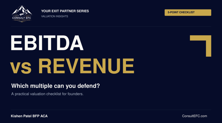 Founders: 5 Point Checklist to Defend EBITDA vs Revenue Multiples